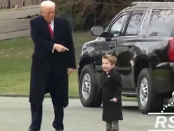 Tumben, Ada Momen Manis Donald Trump Momong Anak Elon Musk