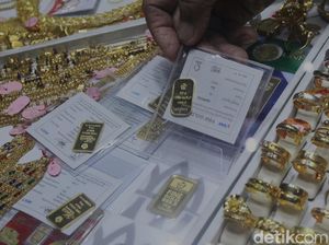Setelah Naik Rp 23 Ribu Pagi Ini, Harga Emas Antam di Medan Anjlok Rp 43 Ribu