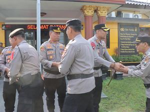 Suasana Penuh Kehangatan di Halal Bihalal Polres Blitar Kota