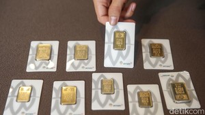 Harga Emas Antam Hari Ini Sama Seperti Kemarin, 1 Gram Rp 2.839.000
