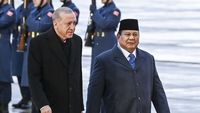 Momen Presiden Prabowo Tiba di Turki