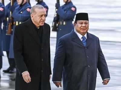 Momen Presiden Prabowo Tiba di Turki