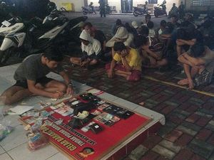 Polisi Gerebek Kampung Rawan Narkoba di Mataram, 41 Orang Ditangkap