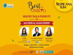#BeatDiabetes, Tropicana Slim Ajak Bijak Pilih Makanan Usai Lebaran