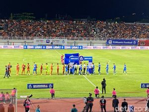 Babak Pertama Borneo FC Vs Persib Pekan 28 Liga 1, Skor Imbang 1-1