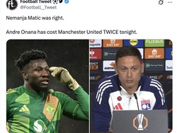 Onana dan Matic, mantan pemain MU, sempat bertukar komentar jelang laga. Matic menganggap sebuah komentar Onana sebagai pernyataan penuh kesombongan, yang tidak layak dilontarkan kiper dengan kemampuan sepertinya. Foto: dok. Internet/X (Twitter)