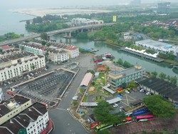 Begini Kerennya Pemandangan 360 Derajat Kota Melaka dari Ketinggian