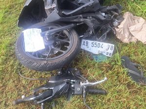 Kondisi Beat Pasutri Laka Maut di Kulon Progo, Rangka Ringsek-Setang Lepas Kondisi Beat Pasutri Laka Maut di Kulon Progo, Rangka Ringsek-Setang Lepas