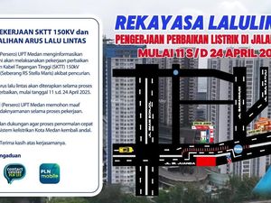 Ada Perbaikan Listrik, Lalu Lintas di Jalan Juanda Medan Dialihkan Mulai Hari Ini