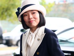 Foto: Penampilan Langka Putri Akiko dari Jepang yang Hadir di Grand Prix