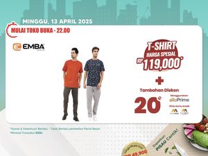 Pakaian Pria Harga Miring Cuma di Transmart Full Day Sale Besok