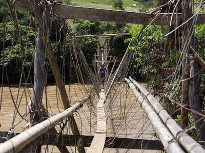 Begini Kondisi Jembatan Gantung yang Jadi Akses Warga di Pedalaman Luwu Utara