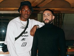 Vaz sudah terkenal sebagai bodyguard di kalangan artis Portugal. Vaz juga pernah jadi bodyguard salah satu pemain Timnas Portugal, Rafael Leao (Instagram/Claudio Miguel Vaz)