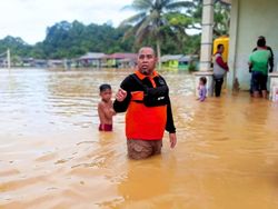 Banjir Malinau Mulai Surut, BPBD Ingatkan Banjir Kiriman dari Nunukan