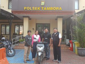 Polsek Tambora Kembalikan 4 Motor Hasil Curian, Pemilik Ngaku Senang