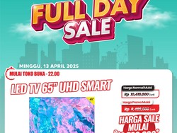 Diskon Jumbo Smart TV UHD 65 Inch di Transmart Full Day Sale!