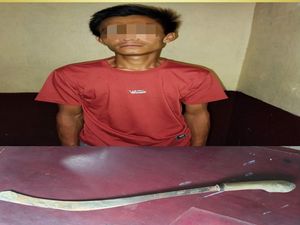 Pria di Ogan Ilir Bacok Tetangga Perkara Utang Piutang