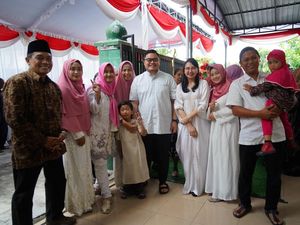 Mas Dhito Hadiri Halal Bihalal, Dikenal Ramah di Lingkungan Sekitar