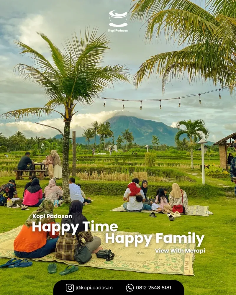 coffee shop di Jogja yang punya view sawah