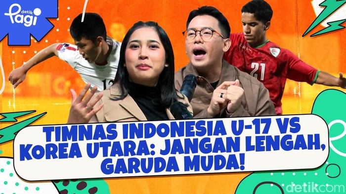 Detik Pagi | Timnas Indonesia U-17 vs Korea Utara: Jangan Lengah, Garuda Muda! Detik Pagi edisi Senin, 14 April 2025 membahas Timnas Indonesia U-17 vs Korea Utara: Jangan Lengah, Garuda Muda!