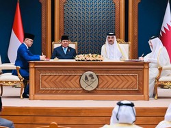 Prabowo Bertemu Emir Qatar, Saksikan Penandatanganan MoU Dialog Strategis