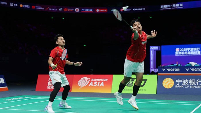Leo Rolly Carnando/Bagas Maulana langsung tersingkir di babak pertama Japan Open 2025. (Foto: Dok. PP PBSI) Leo Rolly Carnando/Bagas Maulana langsung tersingkir di babak pertama Japan Open 2025. (Foto: Dok. PP PBSI)