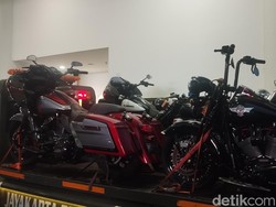 Penampakan Deretan Harley Davidson-Triumph Disita Kejagung di Kasus Suap Hakim
