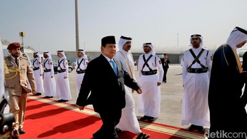 Usai Bertemu Emir Qatar di Doha, Prabowo Bertolak ke Yordania