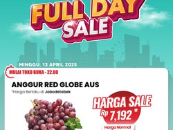 Serbu Anggur Red Globe di Transmart Full Day Sale, Murahnya Kebangetan!