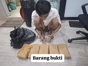 Polisi Ringkus Pemuda Pengedar Narkoba di Jaktim, Ganja 5 Kg Disita