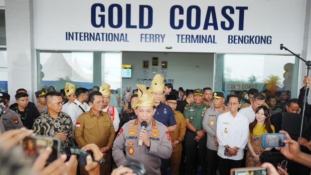 Kapolri Hadiri Peresmian Pelabuhan Gold Coast Bengkong