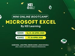 Upgrade Karirmu dengan Mini Online Bootcamp Microsoft Excel dari Komunitas Excel Indonesia!