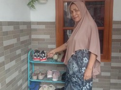 2 Maling Terekam CCTV Curi Sepatu Bermerek di Teras Rumah Warga Kota Malang