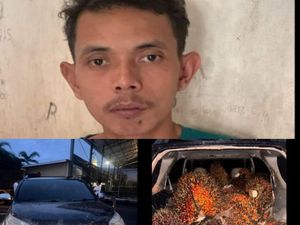 Agus Ditangkap Usai Kepergok Curi 1 Ton Sawit Milik Perusahaan di Musi Rawas