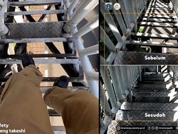 Video: Viral Pelat Besi JPO di Daan Mogot Bolong-bolong, Diduga Dicuri