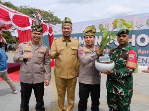 Jelang Jambore Karhutla, Polda Riau Lanjutkan Penanaman Pohon di Danau Raja