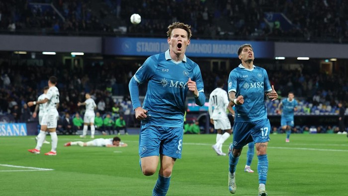 Napoli Vs Empoli: Partenopei Menang 3-0, McTominay Bintangnya