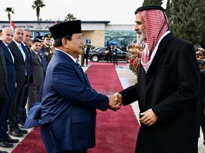 Setelah Bertemu Raja Yordania, Prabowo Kembali ke Tanah Air
