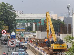 Progres Terkini Pembangunan LRT Velodrome-Manggarai