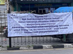 Warga Puncak Buat Petisi, Minta Dibuatkan Zebra Cross Warga Puncak Buat Petisi, Minta Dibuatkan Zebra Cross