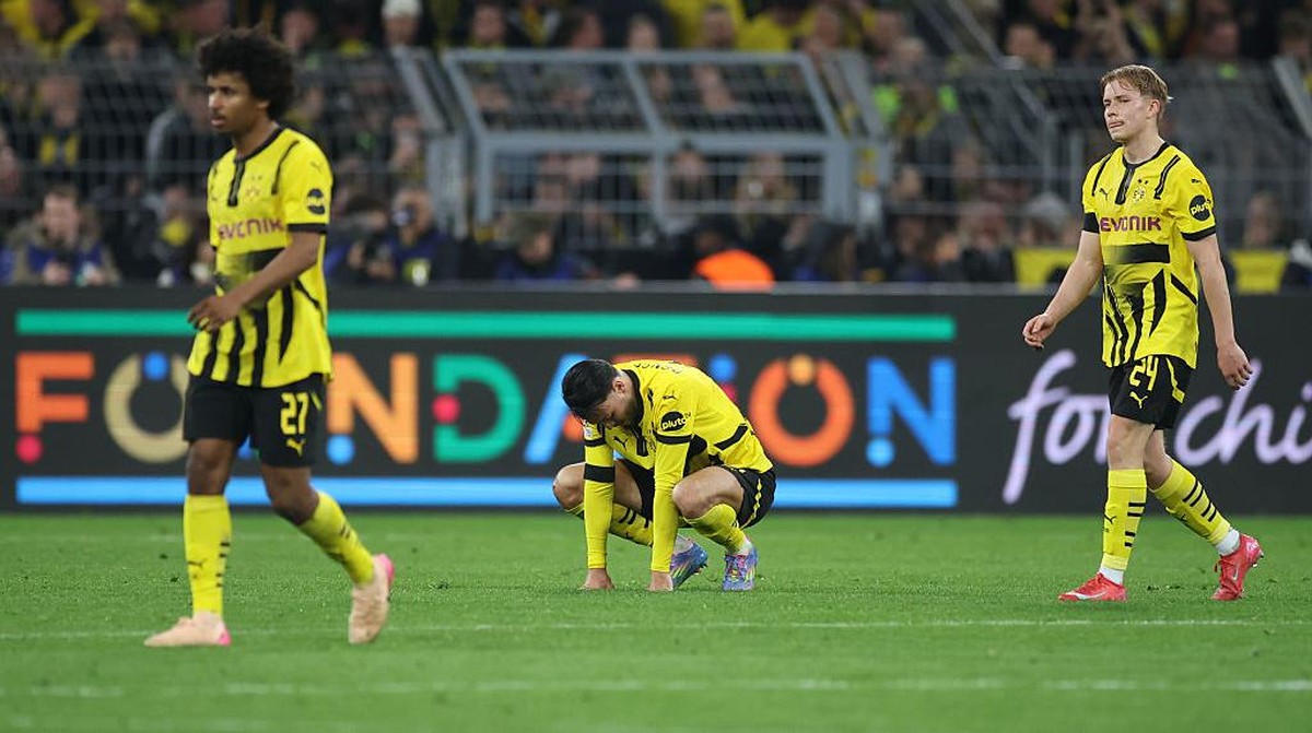 Kemenangan 3-1 tak cukup untuk membawa Dortmund lolos ke semifinal Liga Champions. Foto: Getty Images/Alex Grimm
