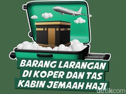 Barang yang Dilarang Masuk Koper dan Tas Kabin Jemaah Haji 2025