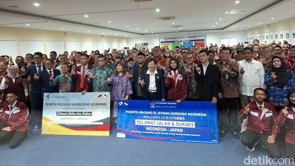 Potret 1.500 Lulusan SMK Dilepas Kemendikdasmen Kerja ke Jepang-Jerman