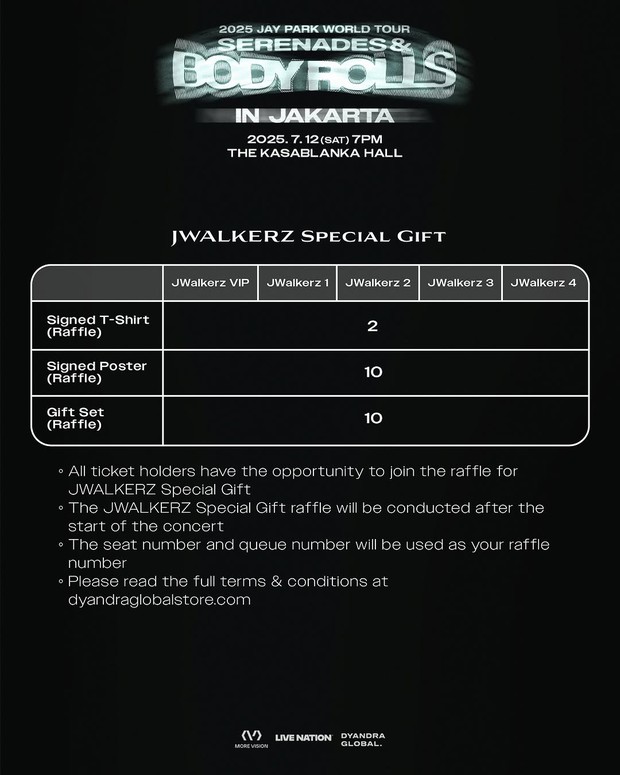 Benefit konser Jay Park di Jakarta/ Foto: instagram.com/dyandraglobal Benefit konser Jay Park di Jakarta/ Foto: instagram.com/dyandraglobal