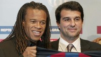 Edgar Davids. Main 18 kali di Inter, 18 kali di Barca. Foto: AFP/CESAR RANGEL
