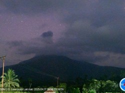 Gunung Lewotobi Laki-laki Kembali Erupsi, Tinggi Kolom Abu 700 Meter