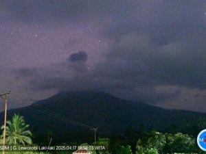 Gunung Lewotobi Laki-laki Kembali Erupsi, Tinggi Kolom Abu 700 Meter Gunung Lewotobi Laki-laki Kembali Erupsi, Tinggi Kolom Abu 700 Meter