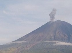Semeru Erupsi 3 Kali Pagi Ini, Abu Menjulang Setinggi 900 Meter