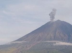 Semeru Erupsi 3 Kali Pagi Ini, Abu Menjulang Setinggi 900 Meter Semeru Erupsi 3 Kali Pagi Ini, Abu Menjulang Setinggi 900 Meter