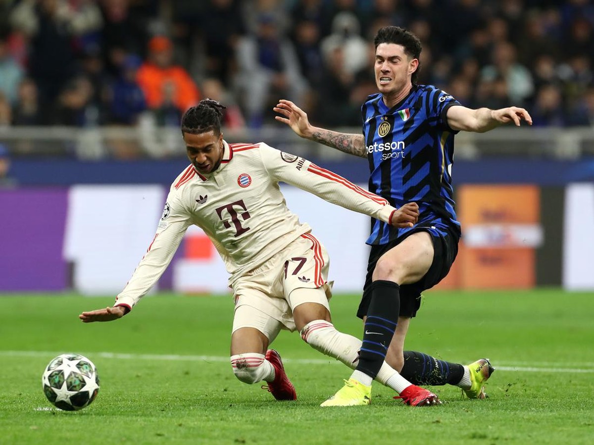 Inter Milan vs Bayern Munich 0-0 di babak pertama. (Foto: Marco Luzzani/Getty Images)